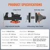 Vevor 6" spaustuvas su priekalu ir 360° reguliuote