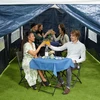 Relaxdays 6 vnt. tamsiai mėlynų pavėsinės šoninių sienelių rinkinys
