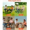 Vevor 60 cm sulankstomas camping stalas aliuminis