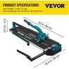 Vevor 600 mm plytelių pjaustyklė su lazeriu