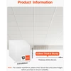 VEVOR 605x605mm PVC lubų plytelės, 12 vnt.