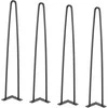 Vevor 711 mm metalinės plaukelių kojos baldams