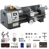 Vevor 750W mini metalo tekinimo staklės su priedų dėže