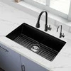 Vevor 76 cm granito virtuvės plautuvė RV barui
