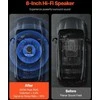 Vevor 8 colių automobilinis žemų dažnių garsiakalbis 800 W