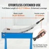 Vevor 800 mm metalo pjovimo giljotina su T10 plieno peiliu
