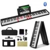 Vevor 88 klavišų sulankstomas klavišinis pianinas su Bluetooth