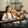 Vevor 88 klavišų sulankstomas klaviatūras fortepijonas