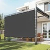 Vevor 90% saulės uždanga 10 x 10 ft sodo kiemui (juoda)