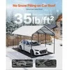VEVOR 9,84 x 14,76 m metalinis automobilių stogelis valtims