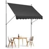 Vevor 98x47" reguliuojama terasa su rankena