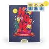 Minions Advento kalendorius su kvapnia Minionų žvake