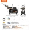 VEVOR Aerografų rinkinys su kompresoriumi ir 3 aerografais