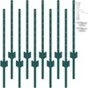 Vevor Žalios metalinės tvoros stulpai 91 cm, 10 vnt.