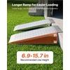 VEVOR Aliuminio priekabos rampos, 2 vnt., 1396 x 304 mm
