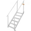 Vevor Aliuminis dokinis kopėčios, 43-51cm reguliuojamos
