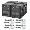 Vevor Šaltosios ugnelės aparatas x4 500W 2-4m