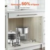 Vevor apvalus chafing dish 4,7 l dubenėlis, 2 vnt.