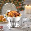 Vevor apvalus chafing dish 4,7 l dubenėlis, 2 vnt.