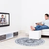 Relaxdays Apvalus kilimas su mandalos dizainu
