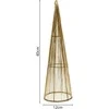 Victoria Sport Auksinė LED dekoratyvinė eglutė 40 cm