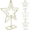 EDELMAN auksinė metalinė dekoratyvinė žvaigždė 50cm