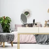 Relaxdays Auksinis ir baltas konsolinis staliukas