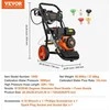 Vevor Aukšto slėgio plovimo įrenginys automobiliams 3950 PSI