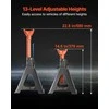 Vevor Automobilio kėlikliai, 6 tonų apkrova, 370-580 mm aukštis
