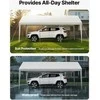 Vevor Automobilio pastogė 3 x 6 m balta