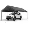 Vevor Automobilio pastogė 3 x 6 m pilka