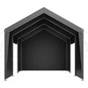 VEVOR Automobilio pastogė su sienelėmis, 12x20 pėdų, pilka
