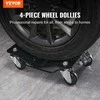 Vevor Automobilio ratų transportavimo platformos 4 vnt, 3 ton