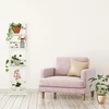 Relaxdays Balta medinė gėlių lentyna