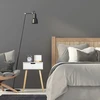 Relaxdays Balta naktinė spintelė su stalčiumi