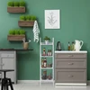 Relaxdays Balta pastatoma lentyna su 4 lygiais