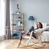 Relaxdays Baltas kostiumo stovas