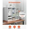 Vevor Baltas medinis literatūros organizatorius su 24 skyreliais