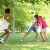 Relaxdays Balti plieniniai futbolo vartai