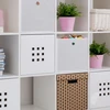 Kodustaar Baltos daiktadėžės su kilpine rankenėle