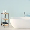 Relaxdays Bambukinė ir plieninė lentyna
