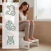 Relaxdays Bambukinė klozeto pakopa