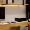 Relaxdays Bambukinė laidų laikymo dėžė su dangčiu