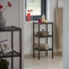 Relaxdays Bambukinė vonios lentyna su 3 lentynomis