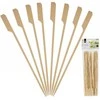 Excellent Houseware Mediniai dantų krapštukai bambukiniai iešmeliai užkandžiams užkandžių iešmeliai 25 cm 50 vnt