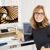 Laikiklis Relaxdays Bambukinis monitoriaus stovas su 4 lentynomis