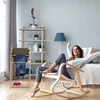 Relaxdays Bambukinis rankšluosčių stovas su lentyna