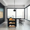 Relaxdays Bambukinis serviravimo vežimėlis