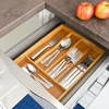 Kodustaar Bambukinis stalo įrankių dėklas 34 x 25 x 4.5 cm