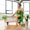 Relaxdays Bambukinis vonios kilimėlis